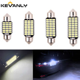 LED Festoon Dome Light – C10W Interior Light 31mm/36mm/39mm/41mm, 12V Car Dome Lamp, 4014 SMD 24/30/36/39 LEDs Reading Light